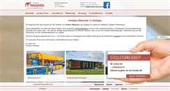 Desktop Screenshot of holzbau-wassmer.de